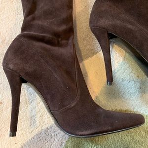 Stuart Weitzman Chocolate Suede Boots